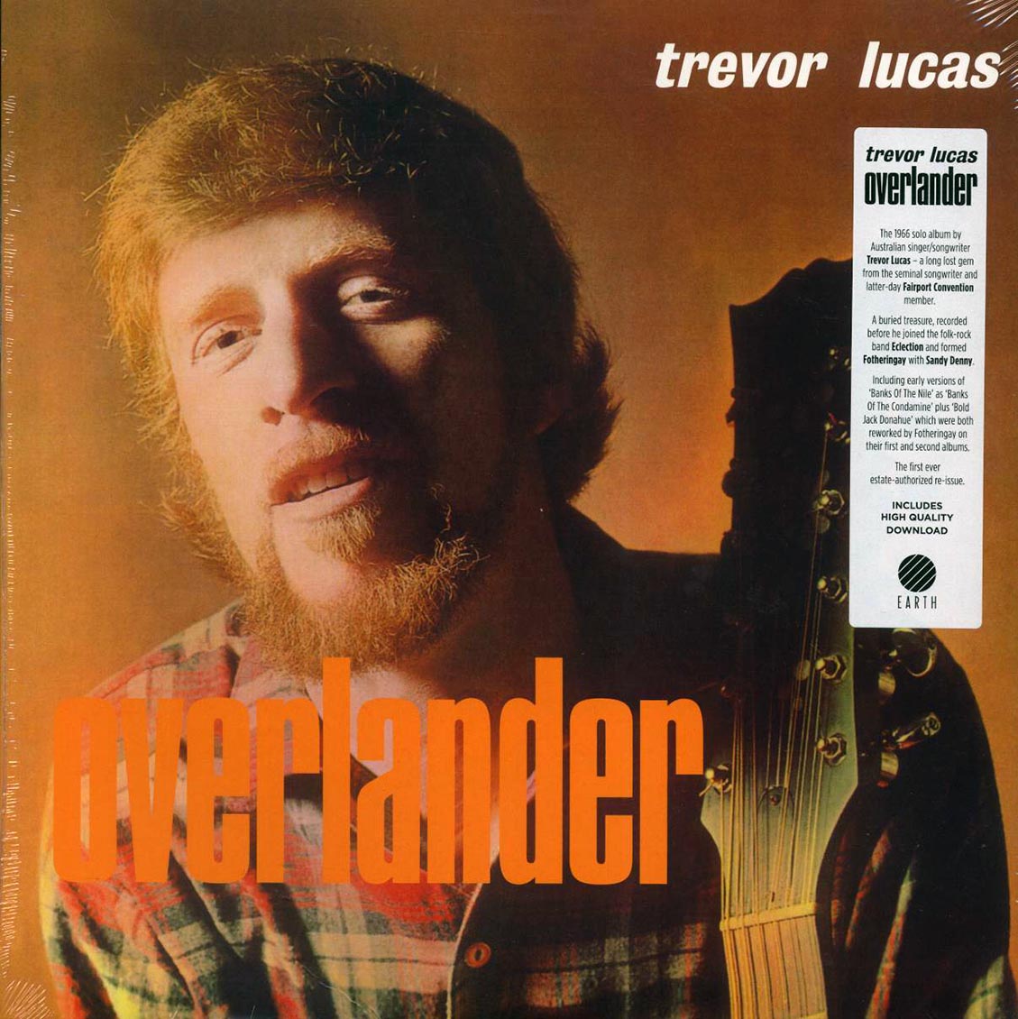 Trevor Lucas - Overlander (RSD 2022) (orange vinyl) [New Vinyl Record LP]