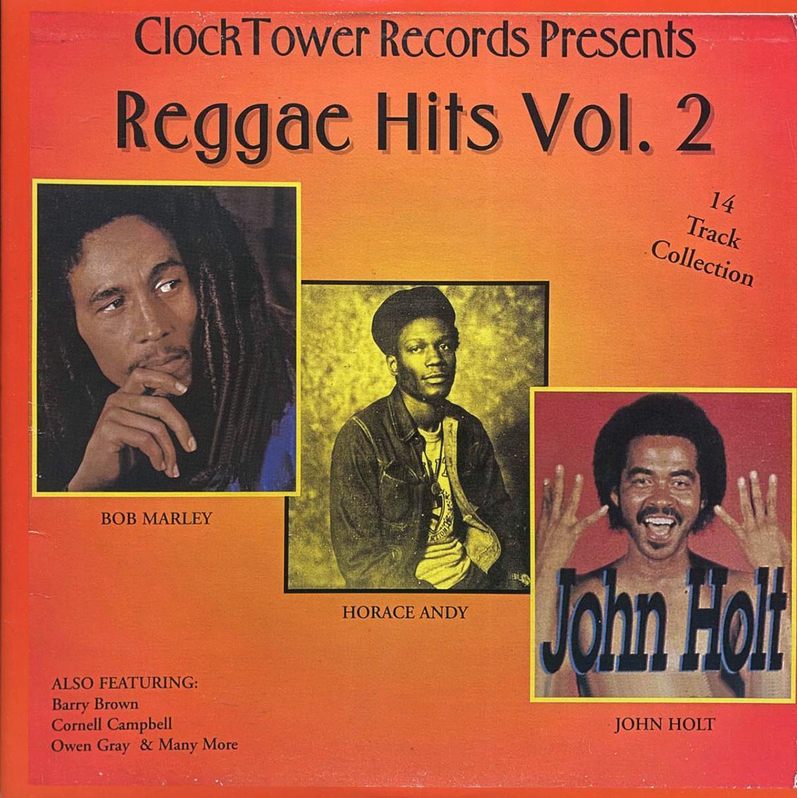 Bob Marley, Horace Andy, John Holt, The Ethiopians, Barry Brown, Etc. - Clocktower Records Presents Reggae Hits Volume 2 [New Vinyl Record LP]