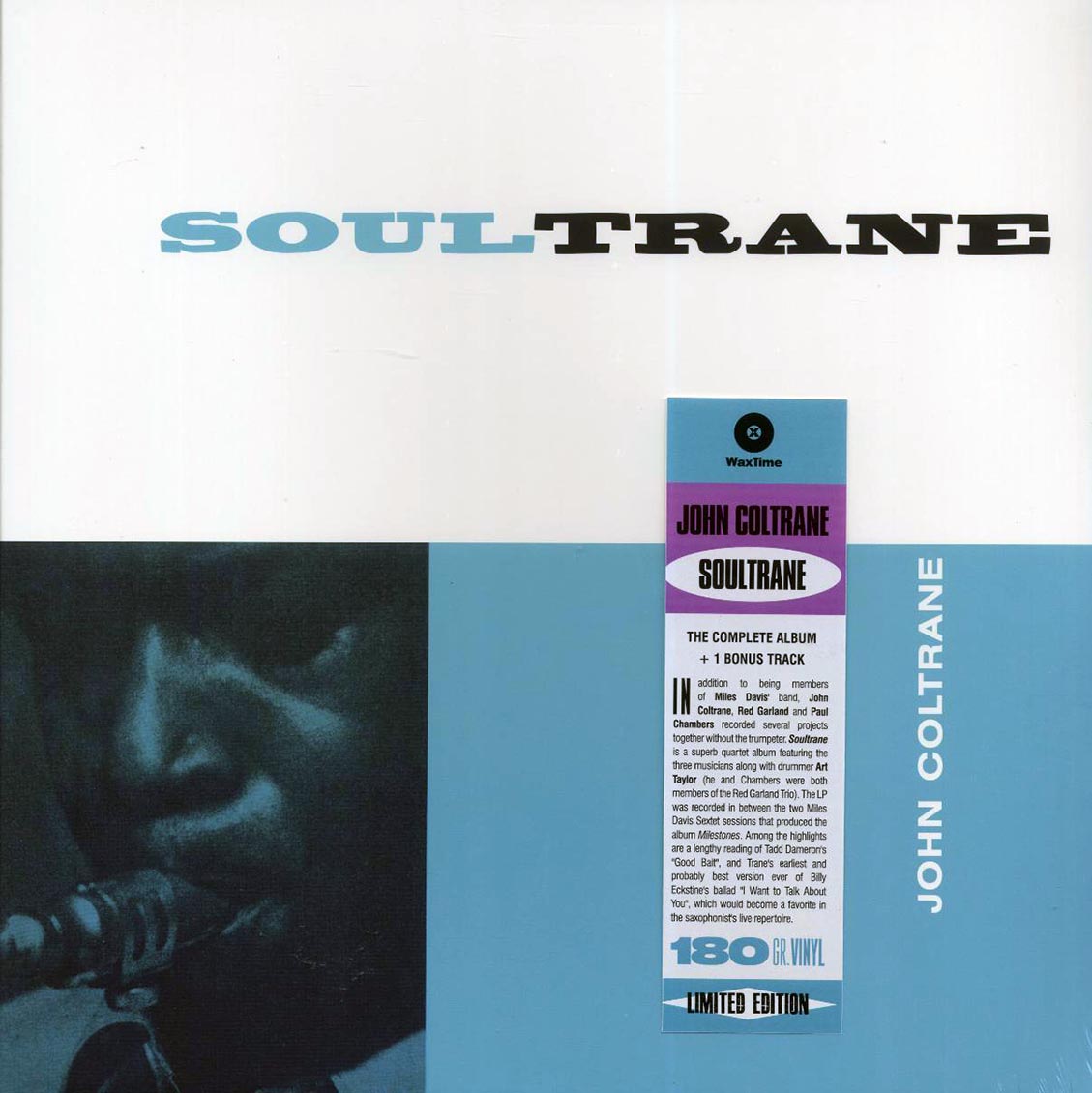 John Coltrane - Soultrane (+bonus track) (ltd. ed.) (180g) [New Vinyl Record LP]
