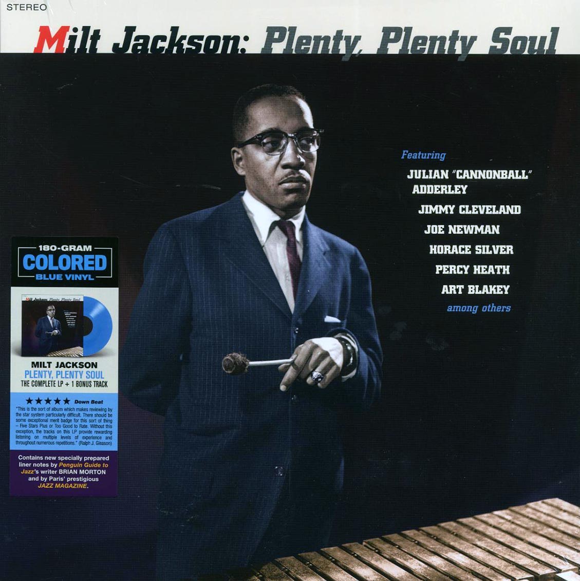 Milt Jackson - Plenty, Plenty Soul (+bonus track) (ltd. ed.) (180g) (blue vinyl) [New Vinyl Record LP]