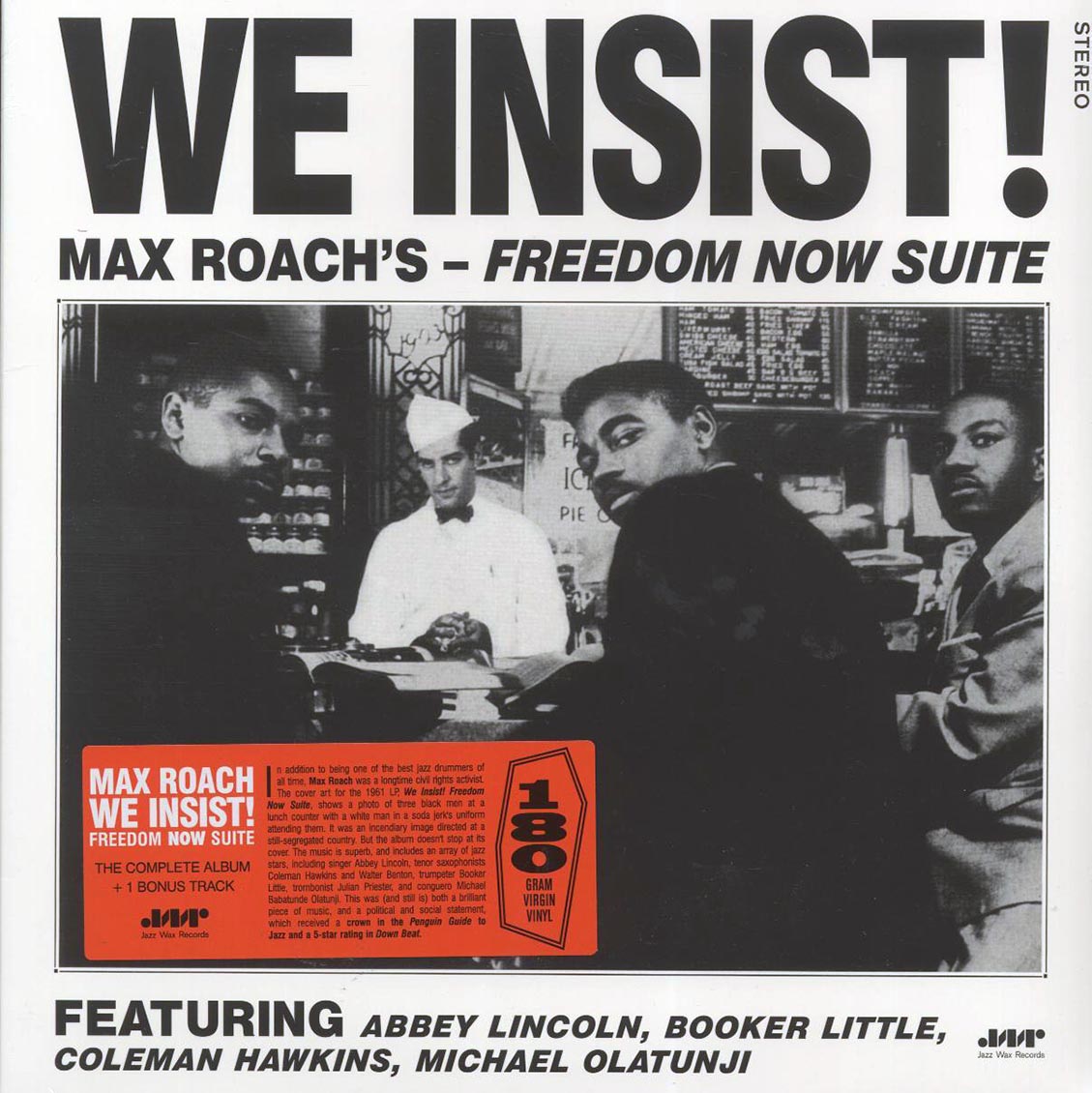 Max Roach - We Insist! Max Roach's Freedom Now Suite (+bonus track) (ltd. ed.) (180g) [New Vinyl Record LP]