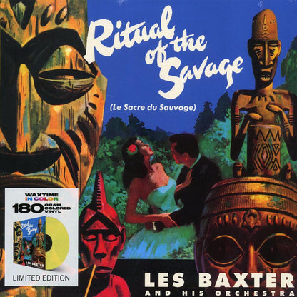 Les Baxter & His Orchestra - Ritual Of The Savage (Le Sacre Du Sauvage) (+2 bonus tracks) (ltd. ed.) (180g) (yellow vinyl) [New Vinyl Record LP]