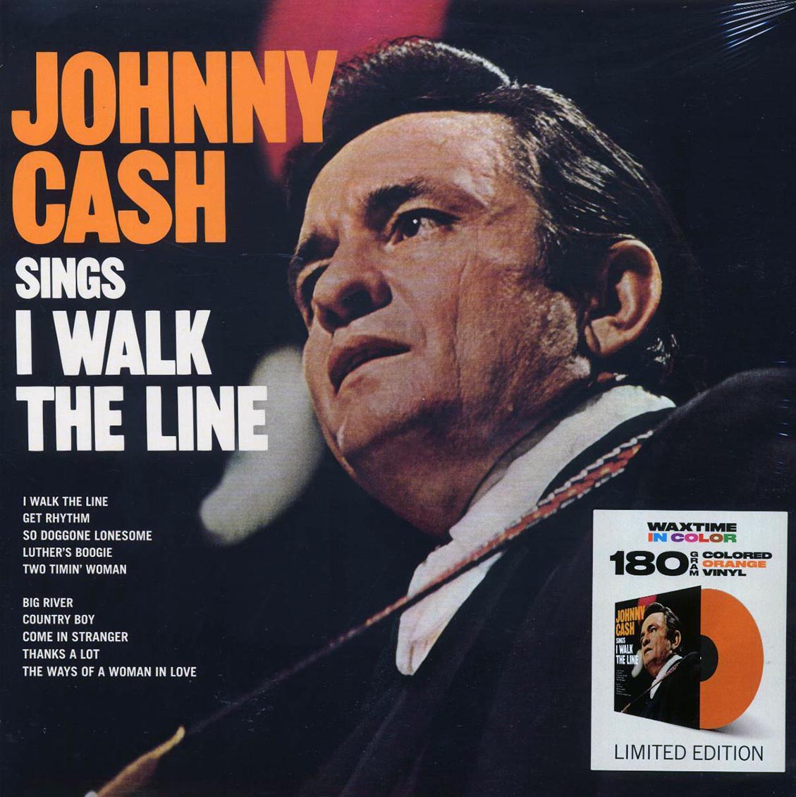 Johnny Cash - Sings I Walk The Line (+4 bonus tracks) (ltd. ed.) (180g) (orange vinyl) [New Vinyl Record LP]