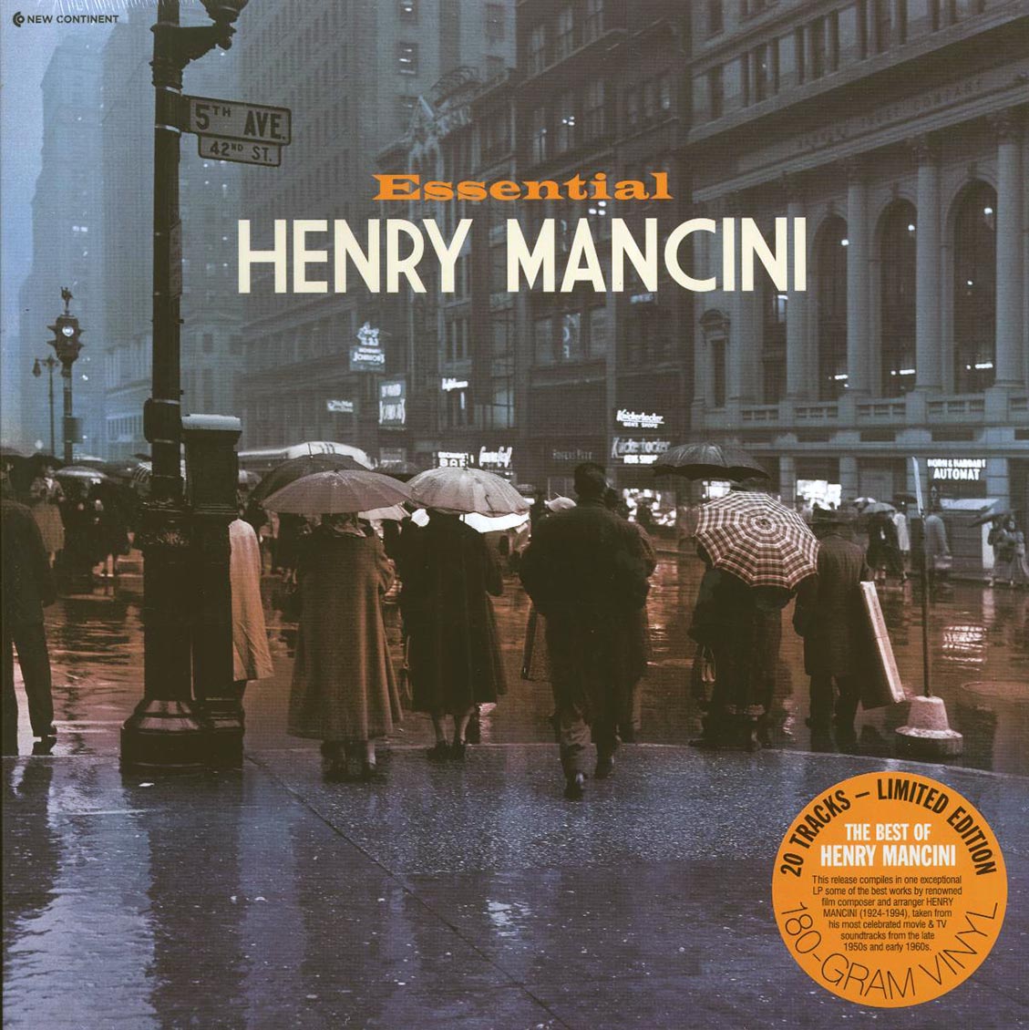 Henry Mancini - Essential Henry Mancini (220 tracks) (ltd. ed.) (180g) [New Vinyl Record LP]