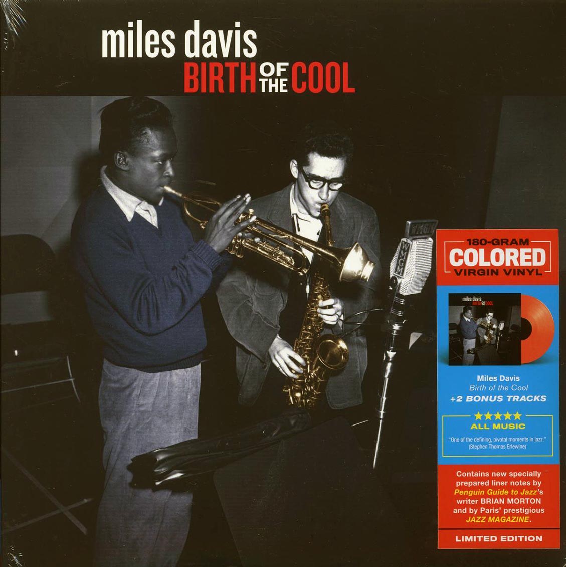Miles Davis - Birth Of The Cool (+2 bonus tracks) (ltd. ed.) (180g) (red vinyl) [New Vinyl Record LP]