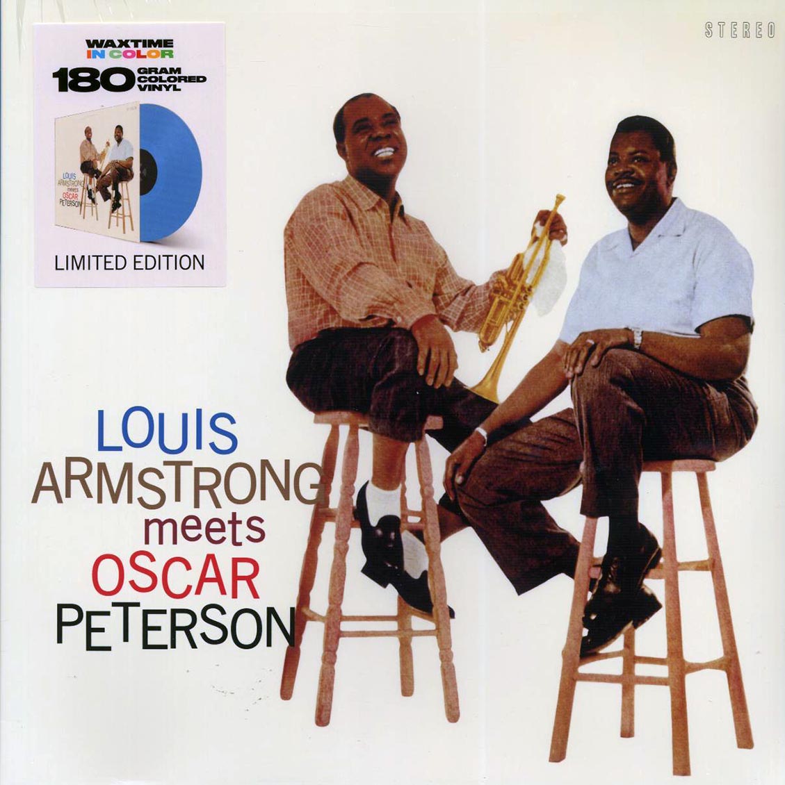 Louis Armstrong, Oscar Peterson - Louis Armstrong Meets Oscar Peterson (ltd. ed.) (180g) (blue vinyl) [New Vinyl Record LP]