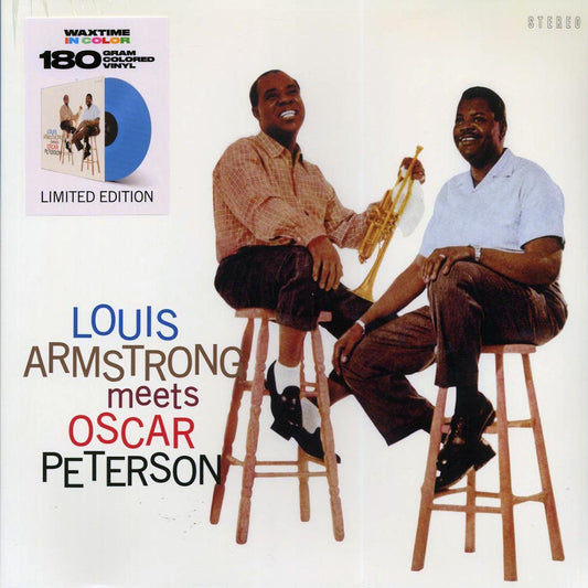 Louis Armstrong, Oscar Peterson - Louis Armstrong Meets Oscar Peterson (ltd. ed.) (180g) (blue vinyl) [New Vinyl Record LP]