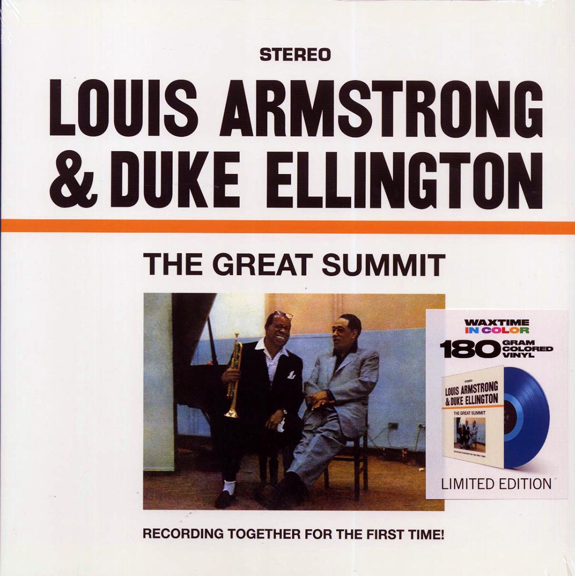 Louis Armstrong, Duke Ellington - The Great Summit (+bonus track) (ltd. ed.) (180g) (blue vinyl) [New Vinyl Record LP]