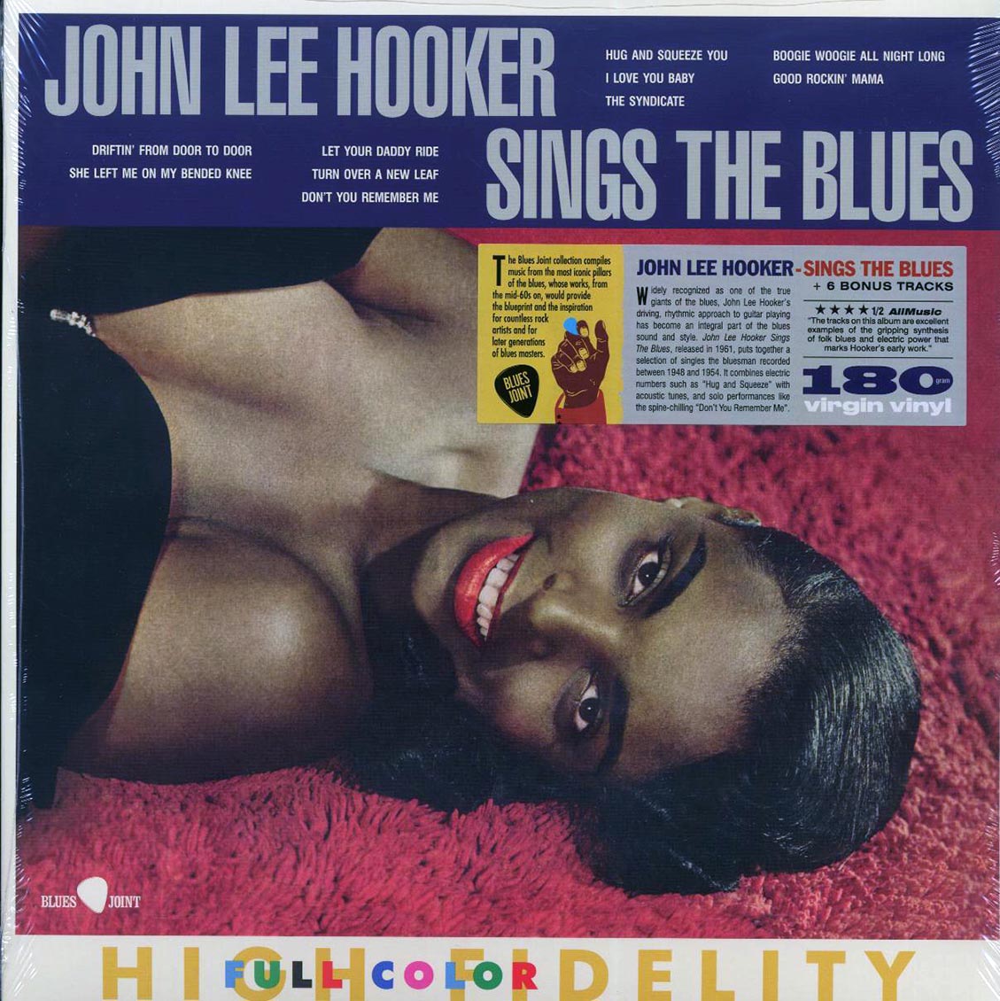 John Lee Hooker - John Lee Hooker Sings The Blues (+6 bonus tracks) (ltd. ed.) (180g) [New Vinyl Record LP]