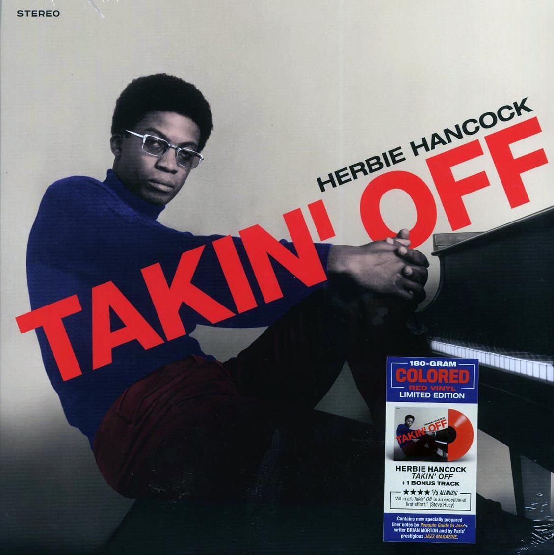 Herbie Hancock - Takin' Off (+bonus track) (ltd. ed.) (180g) (red vinyl) [New Vinyl Record LP]