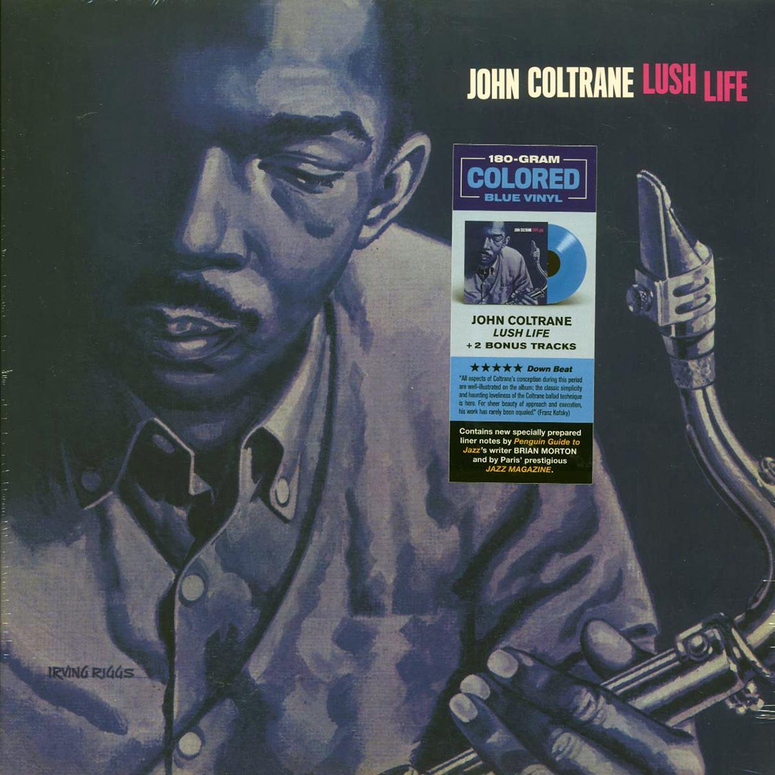 John Coltrane - Lush Life (+2 bonus tracks) (ltd. ed.) (180g) (blue vinyl) [New Vinyl Record LP]