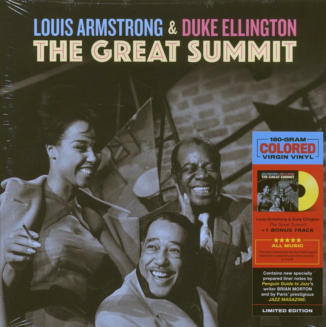 Louis Armstrong, Duke Ellington - The Great Summit (+bonus track) (ltd. ed.) (180g) (yellow vinyl) [New Vinyl Record LP]