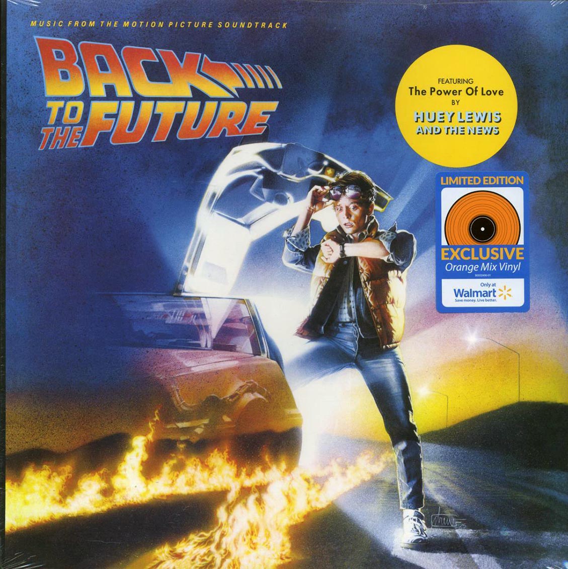Huey Lewis & The News, Etta James, Eric Clapton, Etc. - Back To The Future: Music From The Motion Picture Soundtrack (orange vinyl) [New Vinyl Record LP]