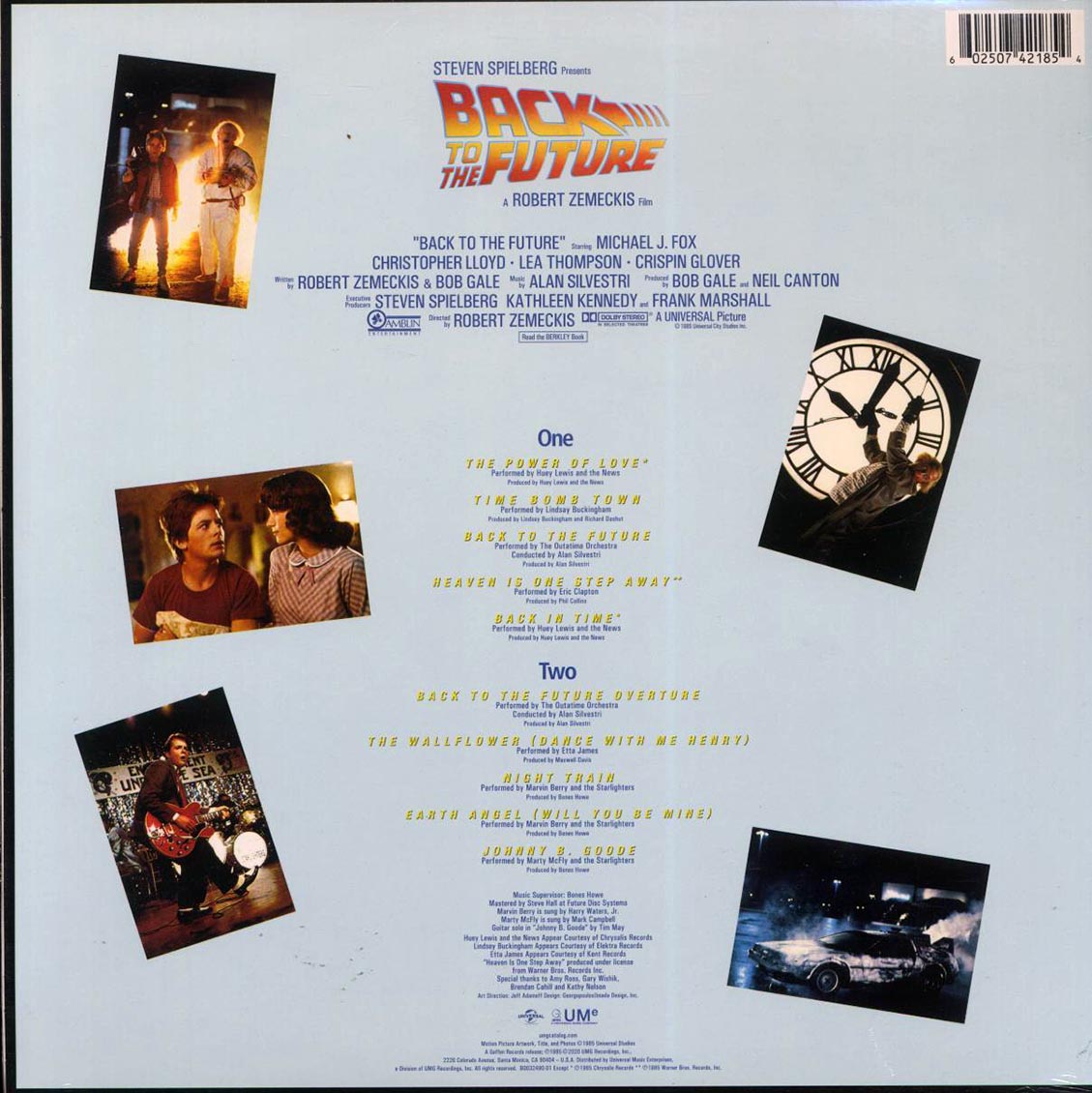 Huey Lewis & The News, Etta James, Eric Clapton, Etc. - Back To The Future: Music From The Motion Picture Soundtrack (orange vinyl) [New Vinyl Record LP]
