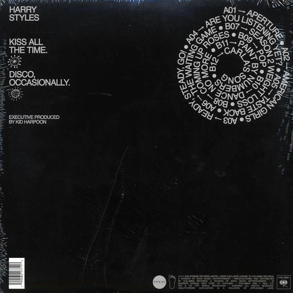 Harry Styles - Kiss All The Time. Disco, Occasionally. [New Vinyl Record LP]