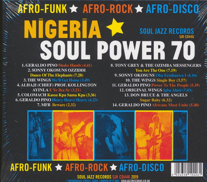 Various - Nigeria Soul Power 70: Afro-Funk, Afro-Rock, Afro-Disco [New CD]