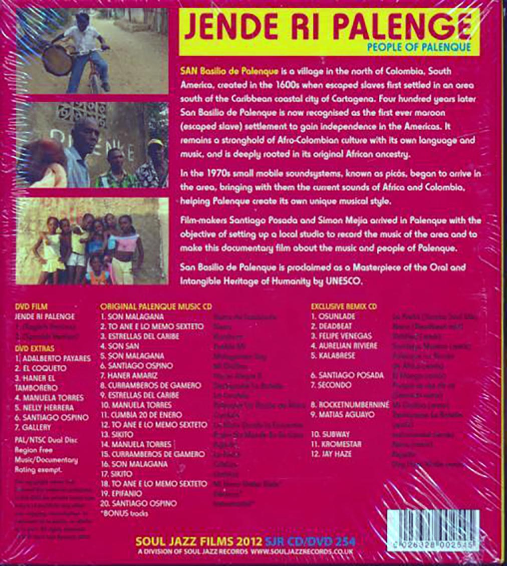 Various - Jende Ri Palenge: People Of Palenque (casebound set) (2xCD) (incl. DVD) (deluxe 4-fold digipak) [New CD]