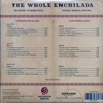 Various - The Whole Enchilada: The History Of Desert Rock Tucson, AZ 1978-1994 (3xLP) (incl. a bonus 45rpm vinyl) [New Vinyl Record LP]