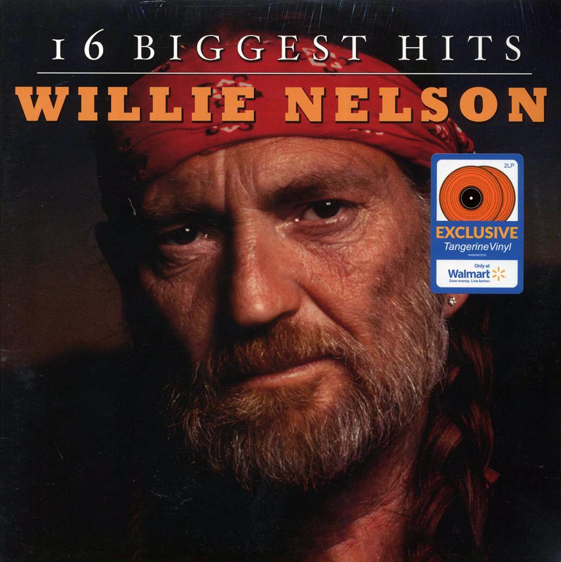 Willie Nelson - 16 Biggest Hits (2xLP) (tangerine vinyl) [New Vinyl Record LP]