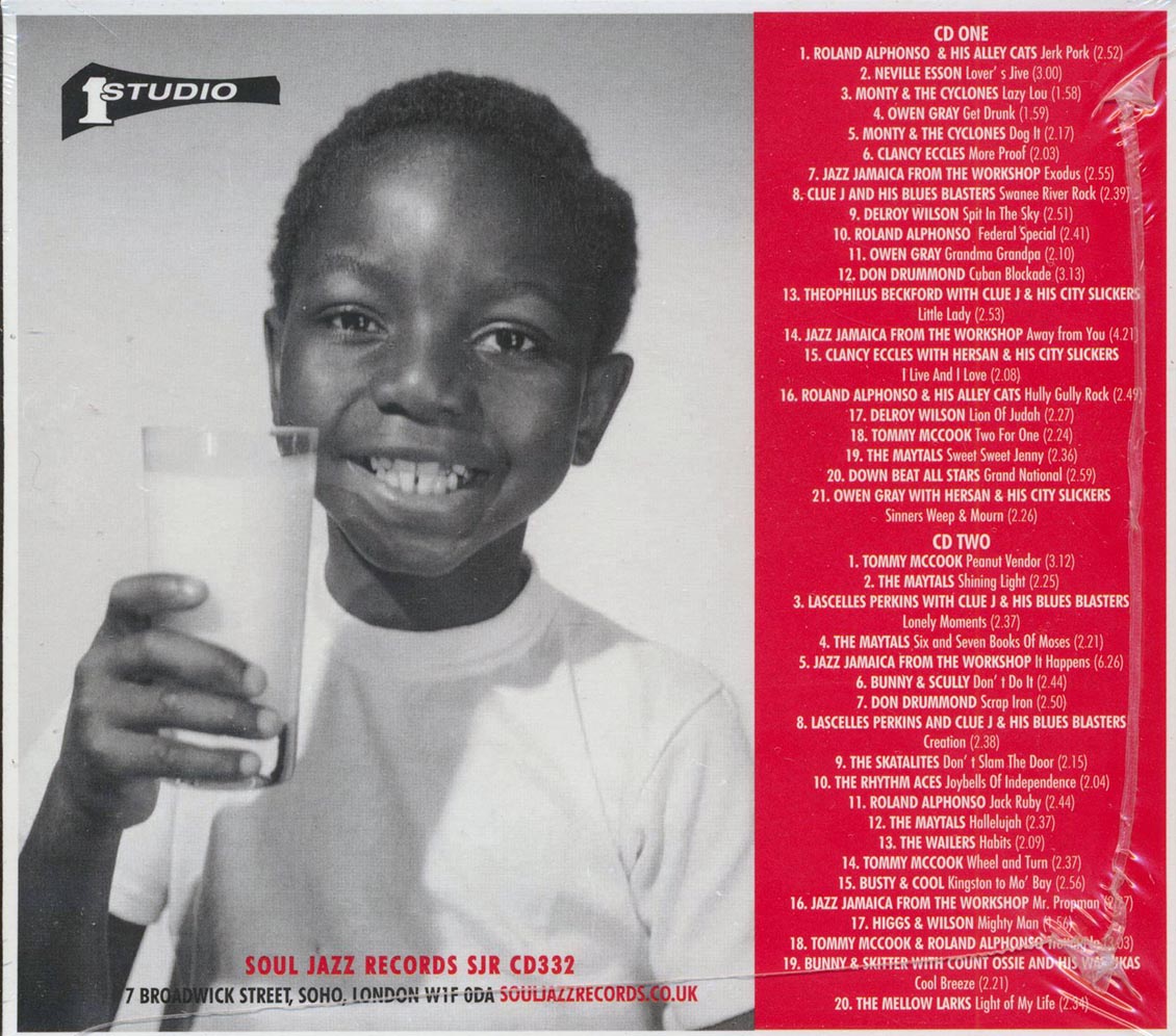 Don Drummond, Roland Alphonso, The Maytals, Owen Gray, Tommy McCook, Etc. - Coxsone's Music 2: The Sound Of Young Jamaica, More Early Cuts From The Vaults Of Studio One 1959-63 (41 tracks) (2xCD) [New CD]