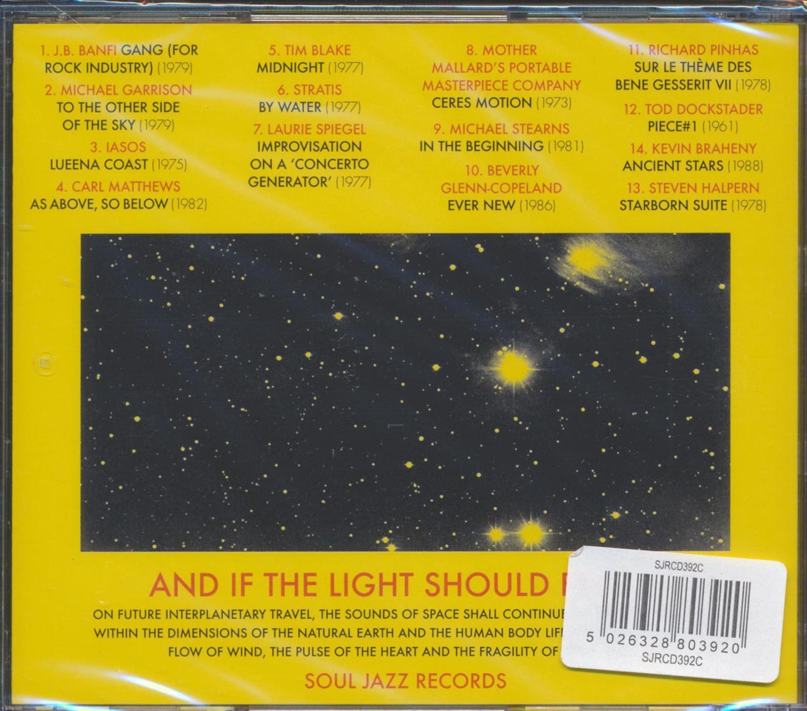 Various - Space, Energy & LightL Experimental Electronic And Acoustic Soundscapes 1961-88 [New CD]