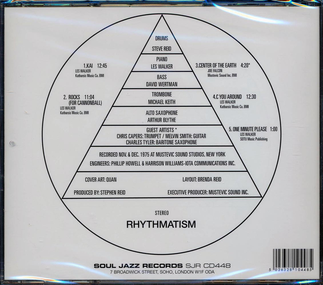 Steve Reid - Rhythmatism [New CD]
