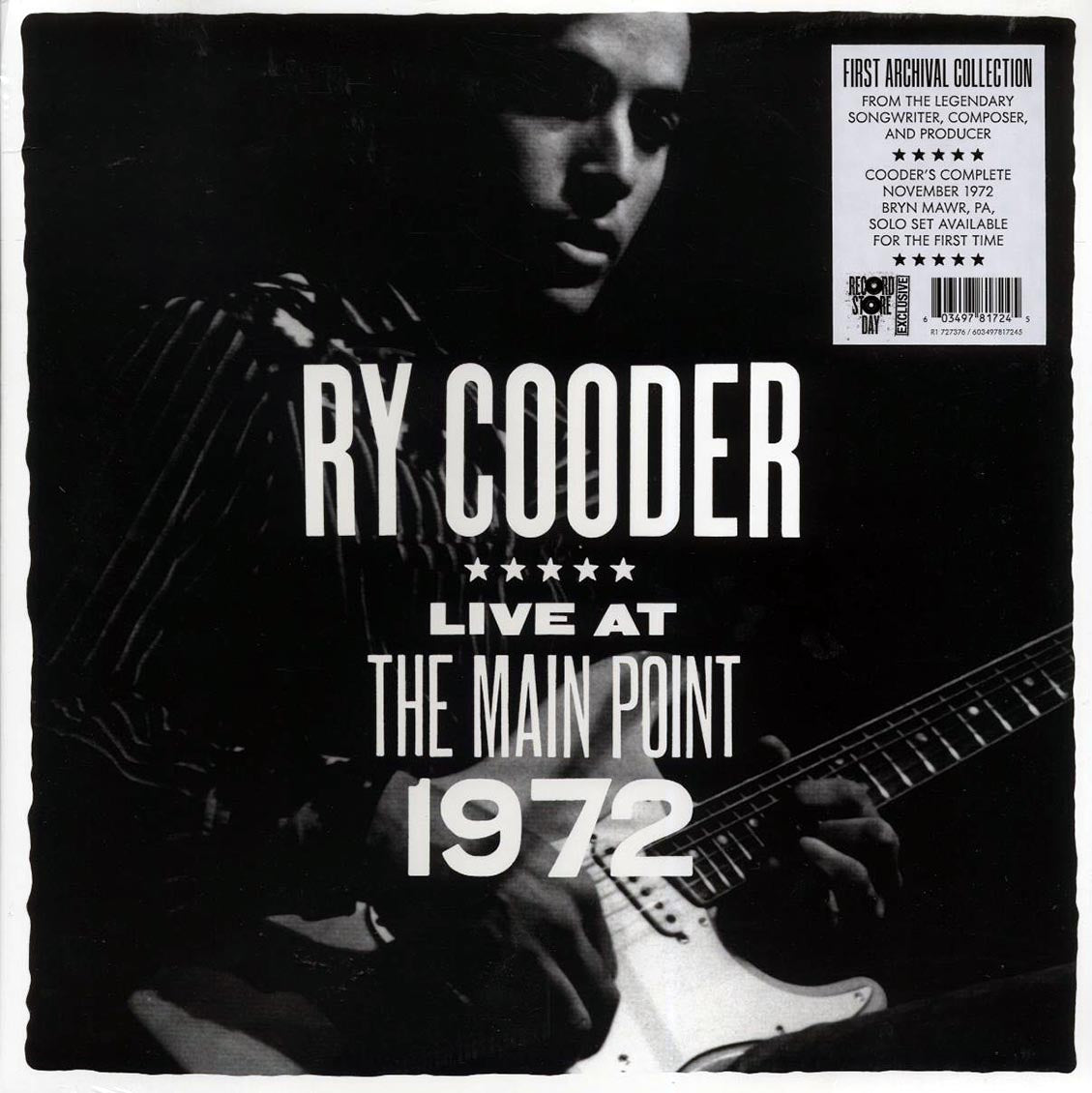 Ry Cooder - Live At The Main Point 1972 (RSD 2025) [New Vinyl Record LP]