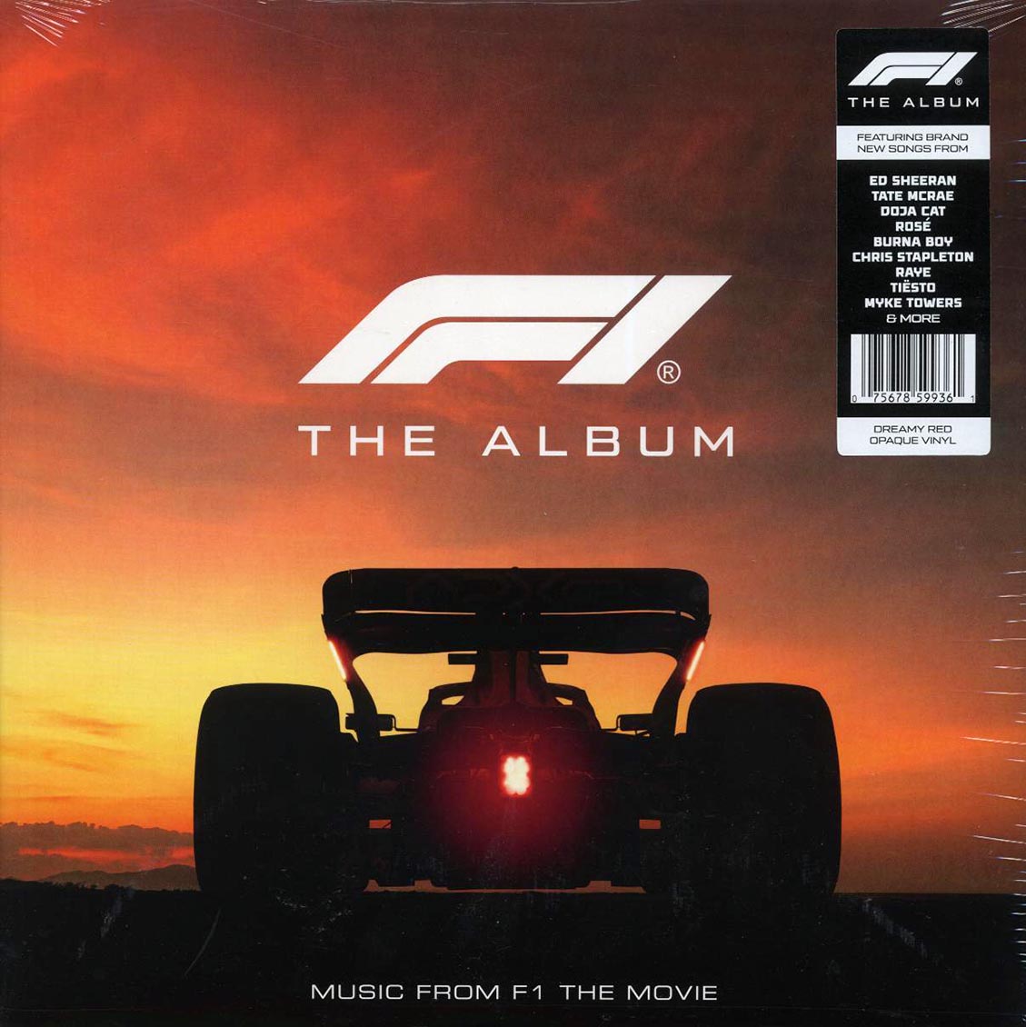 Ed Sheeran, Burna Boy, Chris Stapleton, Etc. - F1 The Album: Music From F1 The Movie (red vinyl) [New Vinyl Record LP]