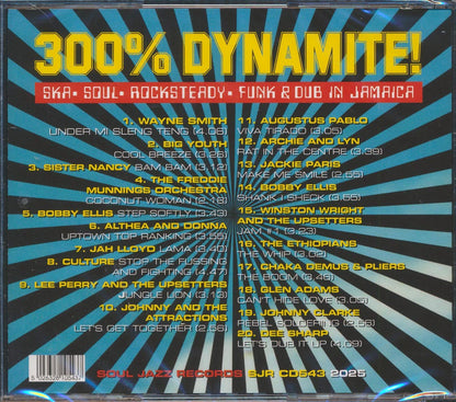The Ethiopians, Sister Nancy, Althea & Donna, Lee Perry, Culture, Etc. - 300% Dynamite!: Ska, Soul, Rocksteady, Funk & Dub In Jamaica [New CD]