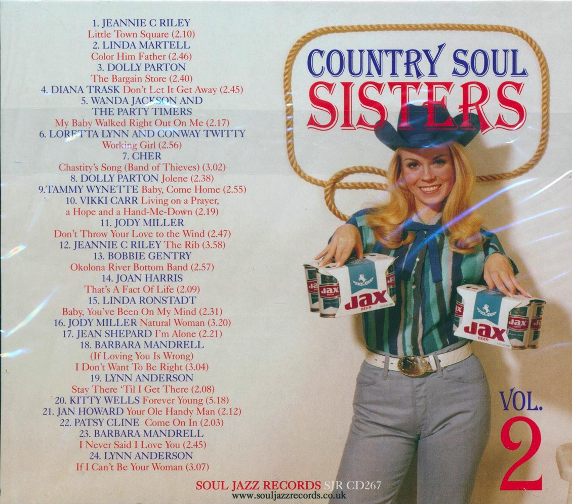Dolly Parton, Patsy Cline, Loretta Lynn, Etc. - Country Soul Sisters Volume 2: Women In Country Music 1956-78 [New CD]