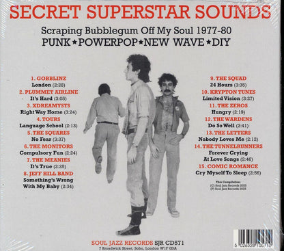 Various - Secret Superstar Sounds: Scraping Bubblegum Off My Soul 1977-80 [New CD]
