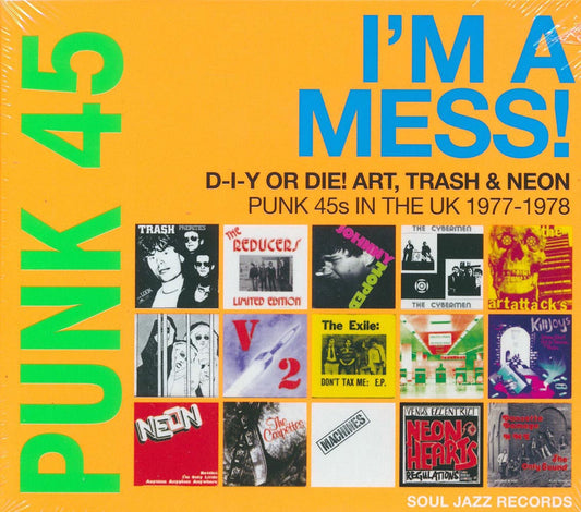 Various - Punk 45: I'm A Mess! D-I-Y Or Die! Art, Trash & Neon Punk 45s In The UK 1977-1978 [New CD]