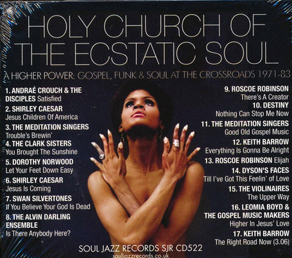 Various - Holy Church Of The Ecstatic Soul: A Higher Power Gospel, Funk & Soul At The Crossroads 1971-83 [New CD]