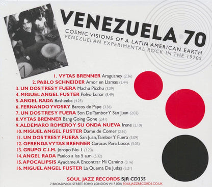 Various - Venezuela 70: Cosmic Visions Of A Latin American Earth: Venezuelan Experimental Rock In The 1970's [New CD]