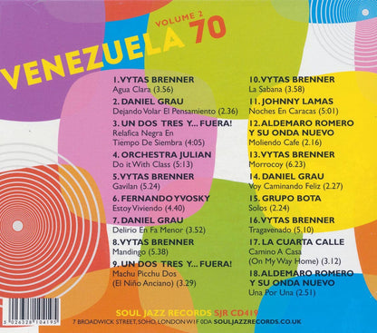 Various - Venezuela 70 Volume 2: Cosmic Visions Of A Latin American Earth: Venezuelan Experimental Rock In The 1970's & Beyond [New CD]