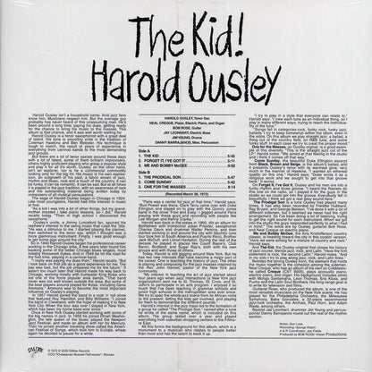 Harold Ousley - The Kid! (ltd. 500 copies made) (red vinyl) [New Vinyl Record LP]