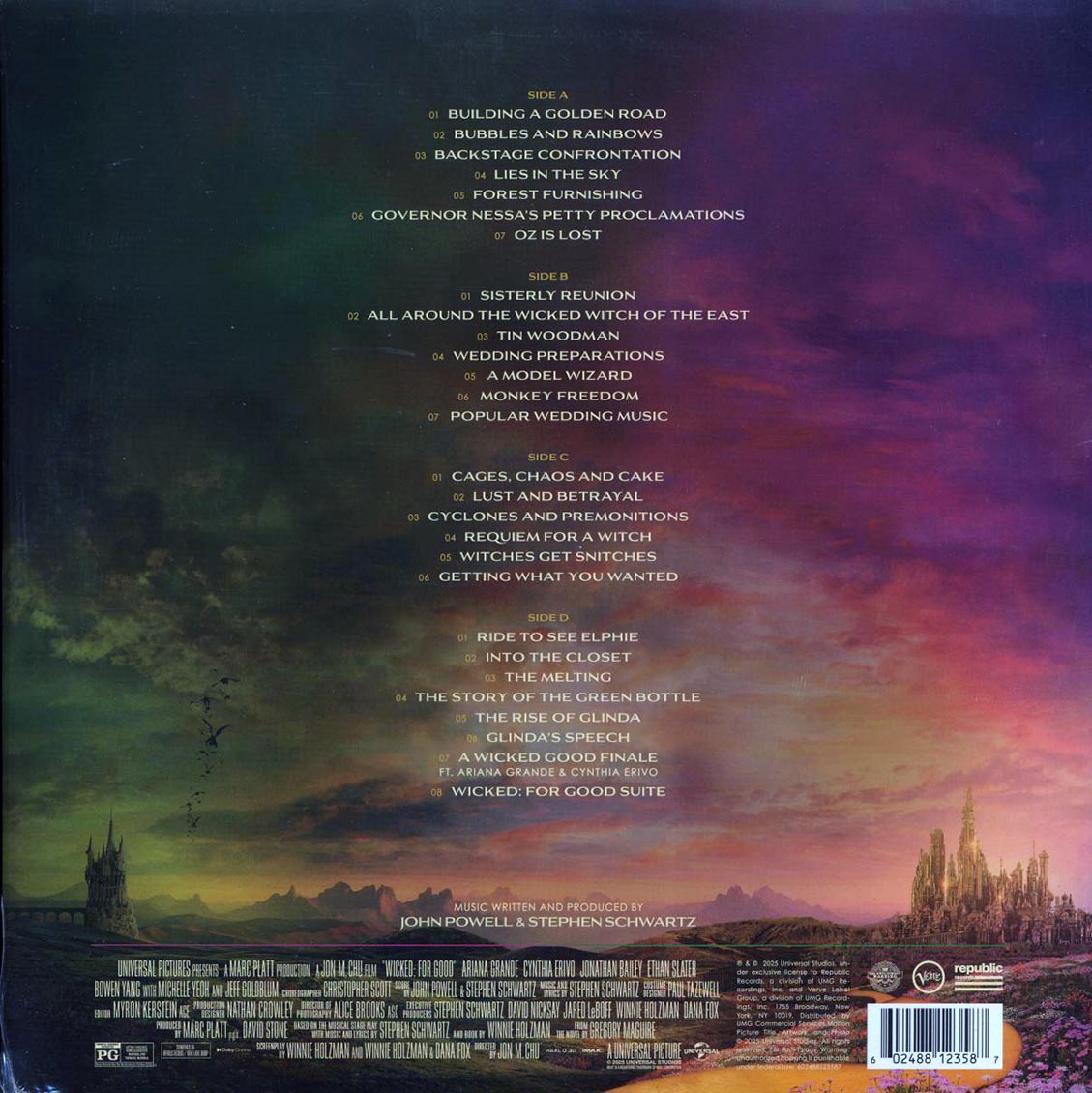 John Powell, Stephen Schwartz - Wicked: For Good Original Motion Picture Score (2xLP) [New Vinyl Record LP]