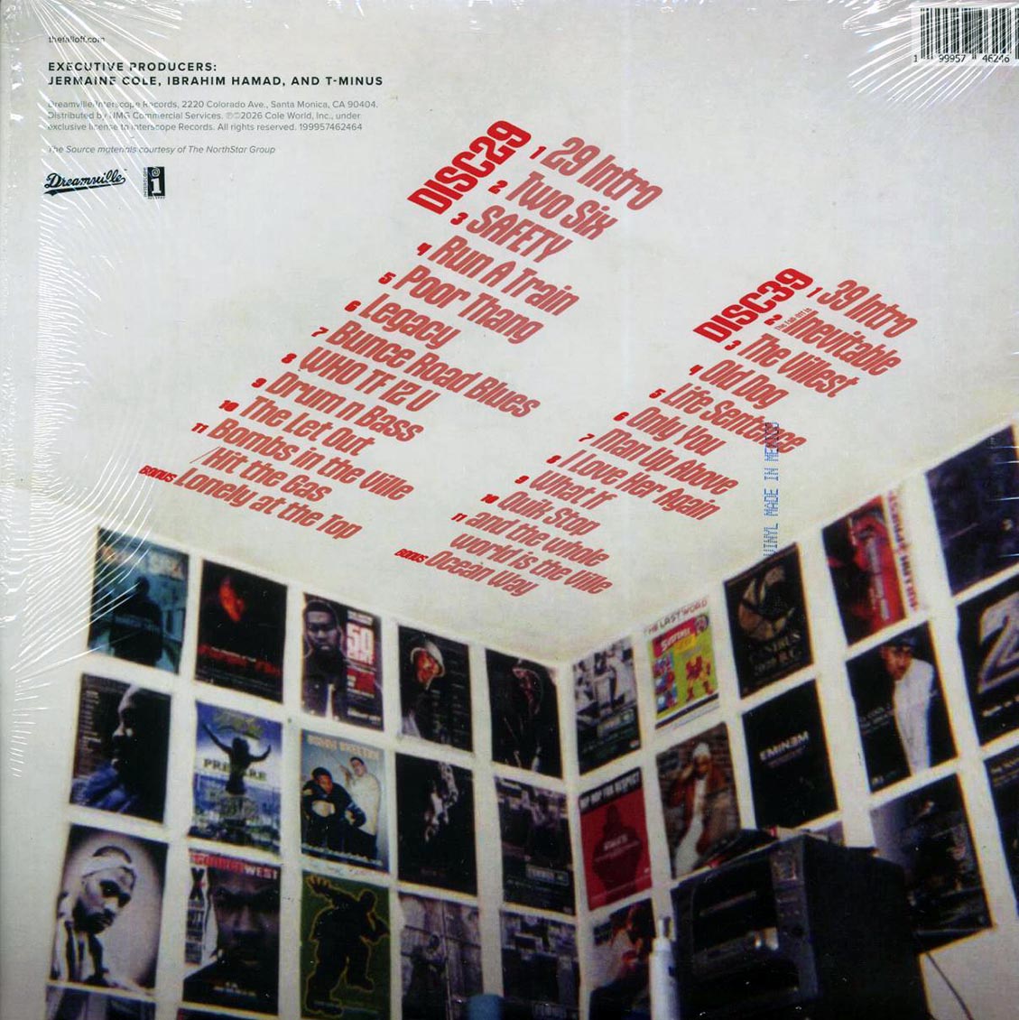 J Cole - The Fall-Off (4xLP) (red vinyl) [New Vinyl Record LP]
