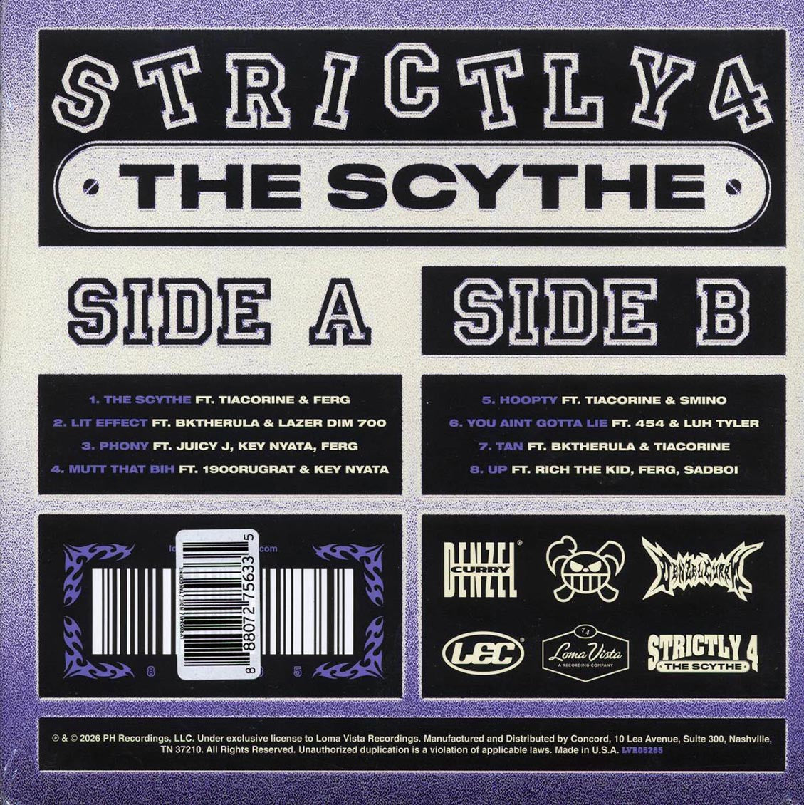 Denzel Curry - Strictly 4 The Scythe (tangerine vinyl) [New Vinyl Record LP]
