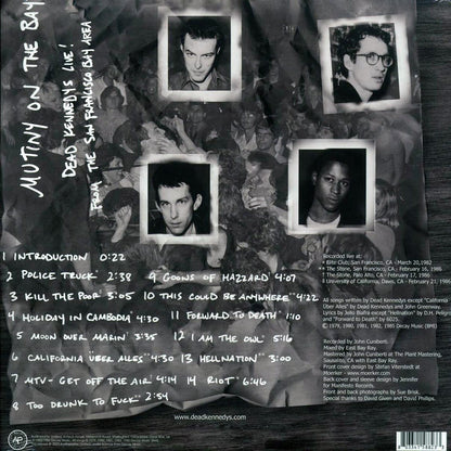 Dead Kennedys - Mutiny On The Bay: Dead Kennedys Live! From The San Francisco Bay Area (ltd. ed.) (2xLP) (clear vinyl) [New Vinyl Record LP]