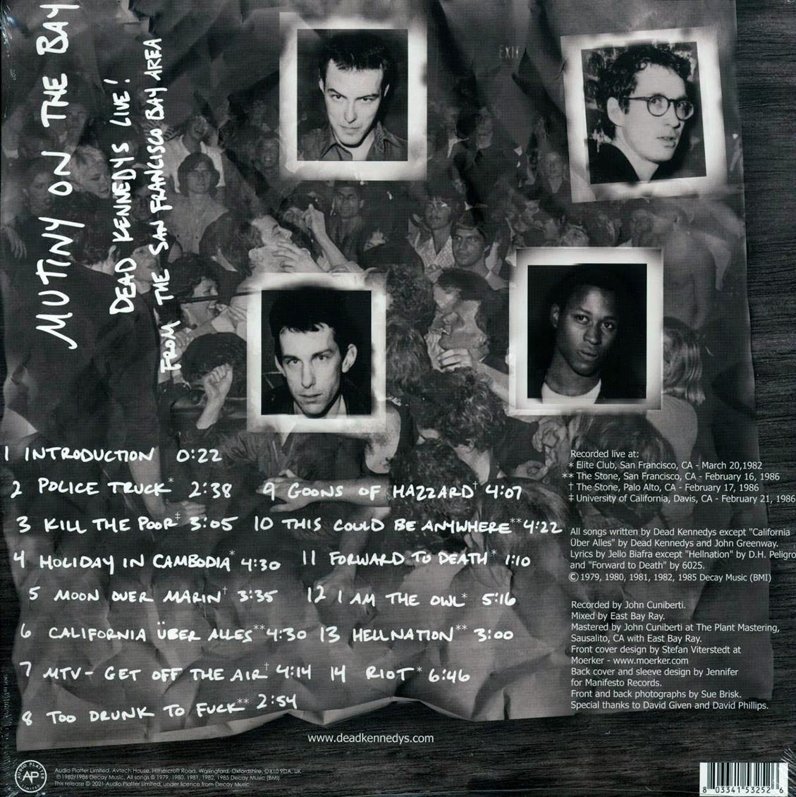 Dead Kennedys - Mutiny On The Bay: Dead Kennedys Live! From The San Francisco Bay Area (2xLP) [New Vinyl Record LP]