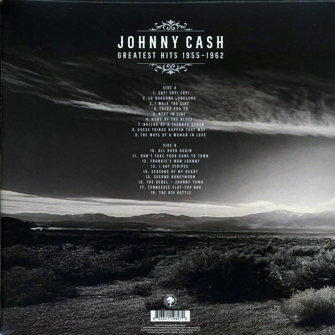 Johnny Cash - Greatest Hits 1955-1962 (ltd. ed.) (clear vinyl) [New Vinyl Record LP]