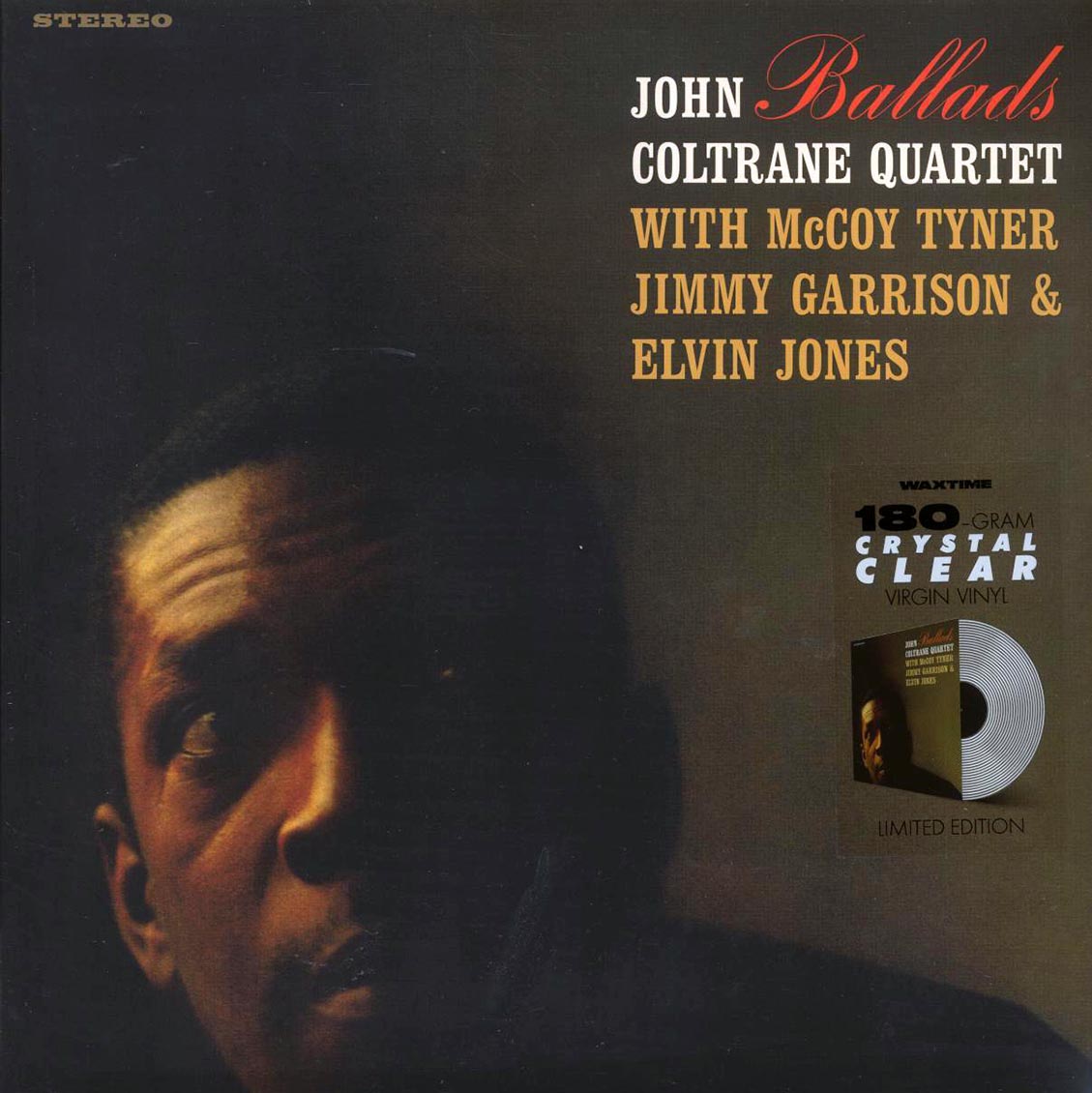 John Coltrane Quartet - Ballads (+4 bonus tracks) (ltd. ed.) (180g) (clear vinyl) [New Vinyl Record LP]