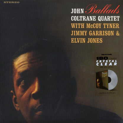 John Coltrane Quartet - Ballads (+4 bonus tracks) (ltd. ed.) (180g) (clear vinyl) [New Vinyl Record LP]
