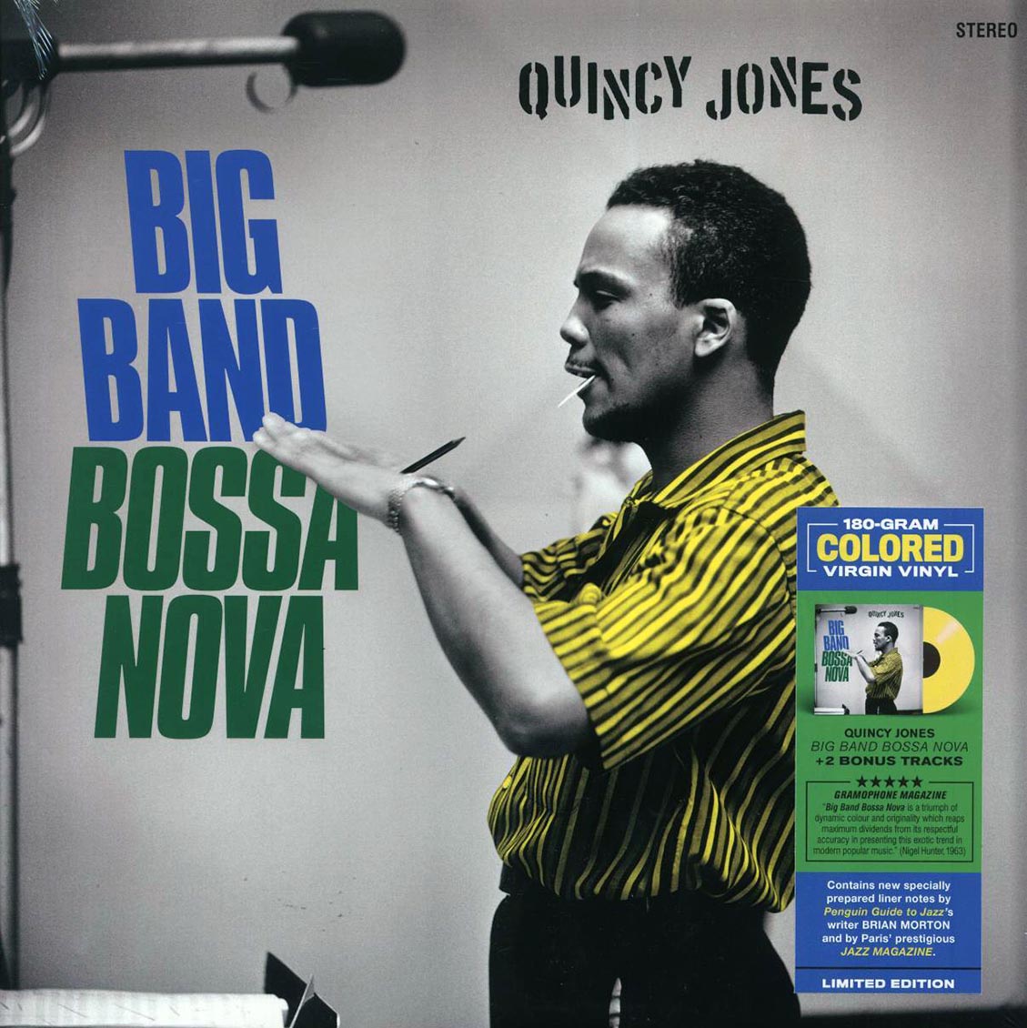 Quincy Jones - Big Band Bossa Nova (+2 bonus tracks) (ltd. ed.) (180g) (yellow vinyl) [New Vinyl Record LP]