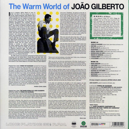 Joao Gilberto - The Warm World Of Joao Gilberto (+5 bonus tracks) (ltd. ed.) (180g) (green vinyl) [New Vinyl Record LP]
