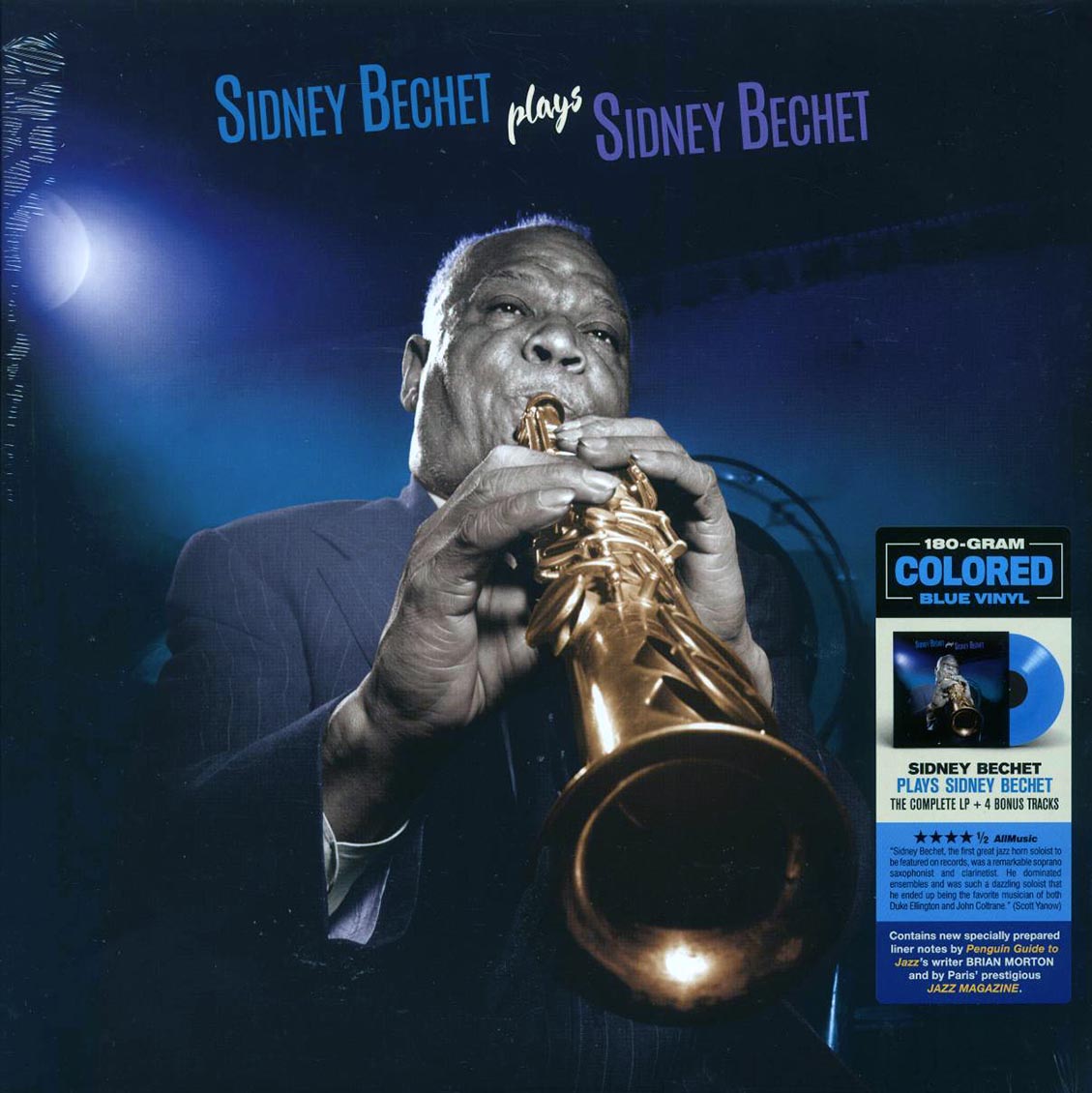 Sidney Bechet - Sidney Bechet Plays Sidney Bechet (+4 bonus tracks) (ltd. ed.) (180g) (blue vinyl) [New Vinyl Record LP]