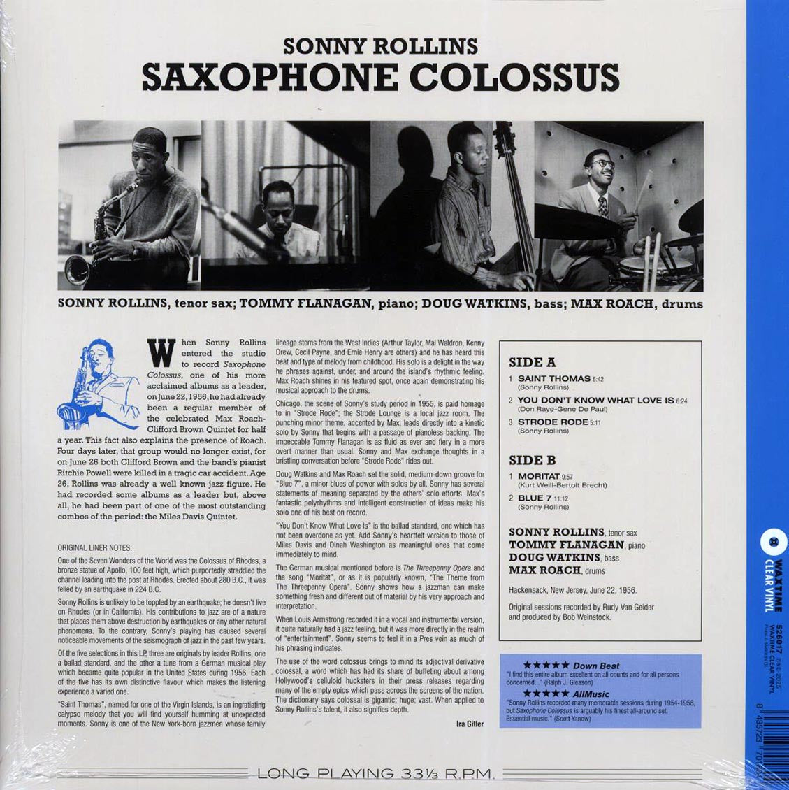 Thelonious Monk Septet - Monk's Music (+bonus track) (ltd. ed.) (180g) (red vinyl) [New Vinyl Record LP]