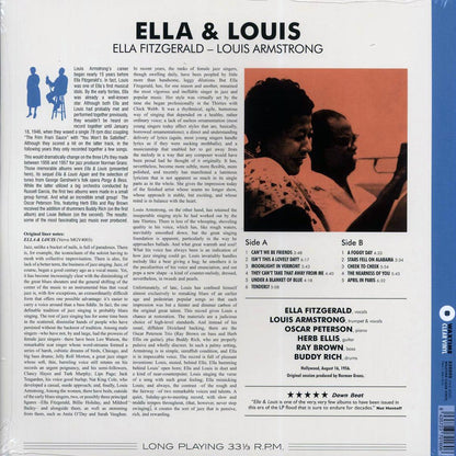 Ella Fitzgerald, Louis Armstrong - Ella & Louis (ltd. ed.) (180g) (clear vinyl) [New Vinyl Record LP]
