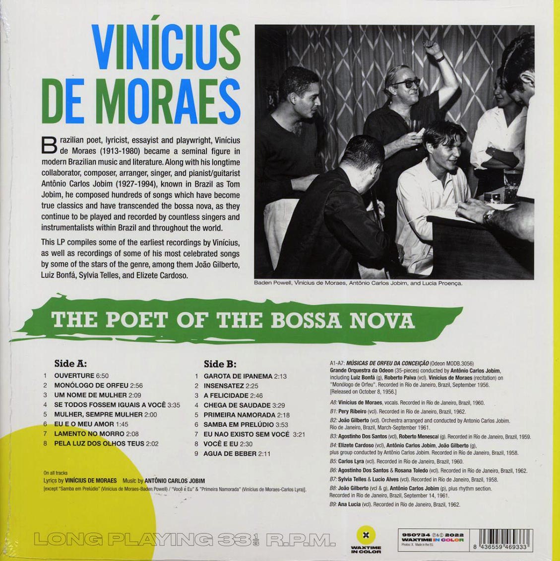 Vinicius De Moraes - The Poet Of The Bossa Nova (ltd. ed.) (180g) (yellow vinyl) [New Vinyl Record LP]
